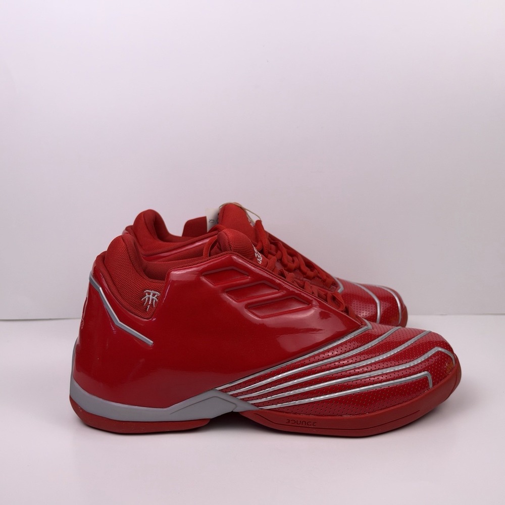 Adidas Tmac 2 Restomod Basketball Sneakers Men's Size 13 Red/Sliver FX4065